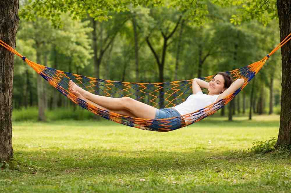 Rope Swing Hammock Hanging Relaxing Bed (Outdoor Jhula)