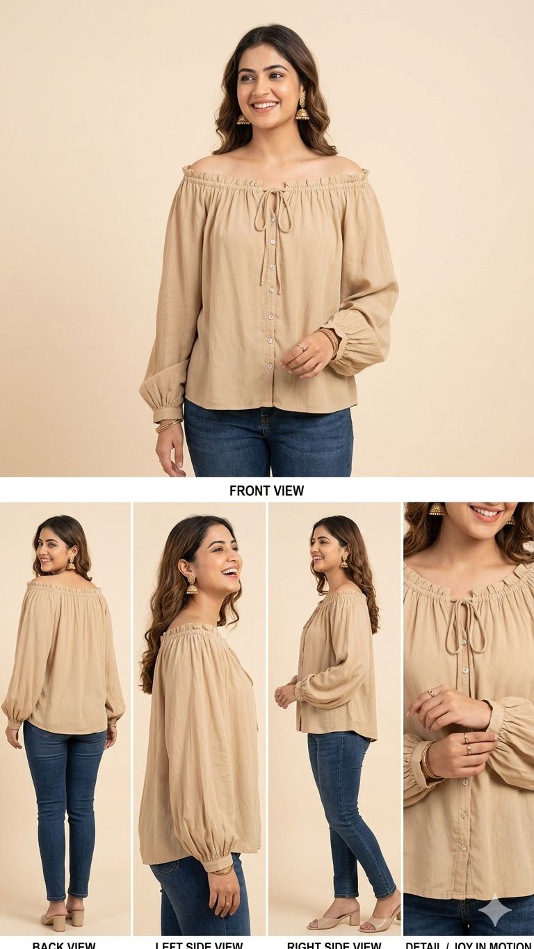 Korean | Chinese Soft cream Top | XXL | Korean & chinese crop top