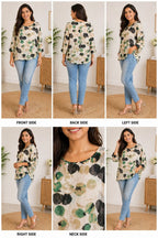 Women’s Casual Printed Loose Fit Top | XXL | Korean & chinese crop top