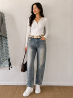 Sky Fade Relaxed Fit Jeans 30 Size