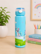 Rainbow unicorn water bottle | sky blue water bottle