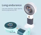 Fan | Mini Handheld Fan | Upto 2 Hours Running) Rechargeable Battery Operated Portable Fan, Desk Fan, Carry It Anywhere.