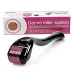 Derma roller system - Derma Roller 0.5mm for Hair & Beard Growth – 540 Titanium Micro Needles for Hair Regrowth, Beard Growth, Acne Scar Reduction & Skin..