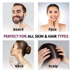 Derma roller system - Derma Roller 0.5mm for Hair & Beard Growth – 540 Titanium Micro Needles for Hair Regrowth, Beard Growth, Acne Scar Reduction & Skin..