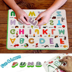 EVA Foam A–Z Alphabet Learning Puzzle Board., Preschool A–Z Learning Puzzle, Colorful Alphabet Puzzle Board
