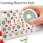 EVA Foam A–Z Alphabet Learning Puzzle Board., Preschool A–Z Learning Puzzle, Colorful Alphabet Puzzle Board