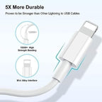 Apple USB-C to Lightning Cable (1m) – White, USB C Charger Cable, Apple Data Cable, 1m Charging Cable,