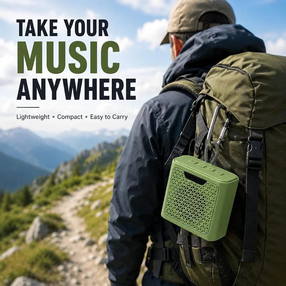 Jaybally Boom Wireless Portable Bluetooth Speaker, Wireless Bluetooth Speaker, Portable Speaker, Mini Speaker, Bluetooth Speaker