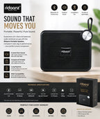 Ridaanz Portable Wireless Bluetooth Speaker with Carry Loop , Portable Bluetooth Speaker, Wireless Speaker, Bluetooth Speaker,