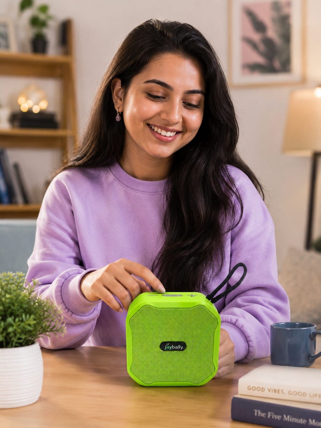 Jaybally Mini Portable Wireless Bluetooth Speaker – Compact Rechargeable Outdoor Speaker ,Compact Speaker, Outdoor Bluetooth Speaker, Travel Speaker, Pocket Bluetooth Speaker,