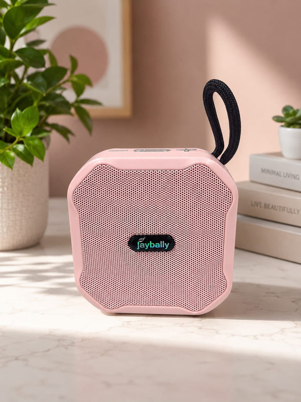 Jaybally Mini Portable Wireless Bluetooth Speaker – Compact Rechargeable Outdoor Speaker ,Compact Speaker, Outdoor Bluetooth Speaker, Travel Speaker, Pocket Bluetooth Speaker,