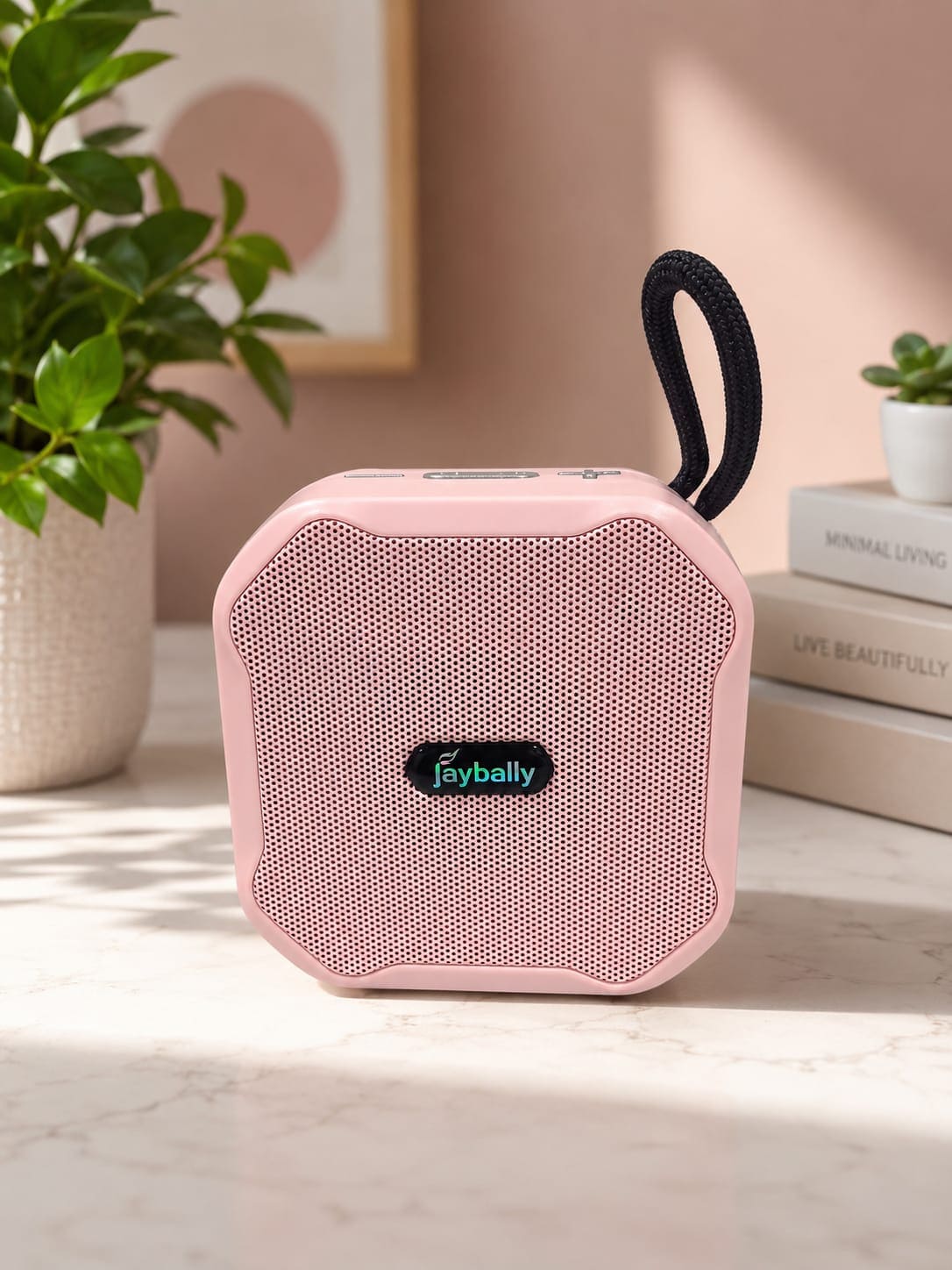 Jaybally Mini Portable Wireless Bluetooth Speaker – Compact Rechargeable Outdoor Speaker ,Compact Speaker, Outdoor Bluetooth Speaker, Travel Speaker, Pocket Bluetooth Speaker,