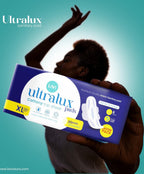 Ultralux Sanitary Pad Cotton XL | 20 PCS |SAP gel, Anion chips, Leak‑proof pad, Women hygiene