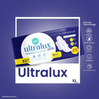 Ultralux Sanitary Pad Cotton XL | 20 PCS |SAP gel, Anion chips, Leak‑proof pad, Women hygiene