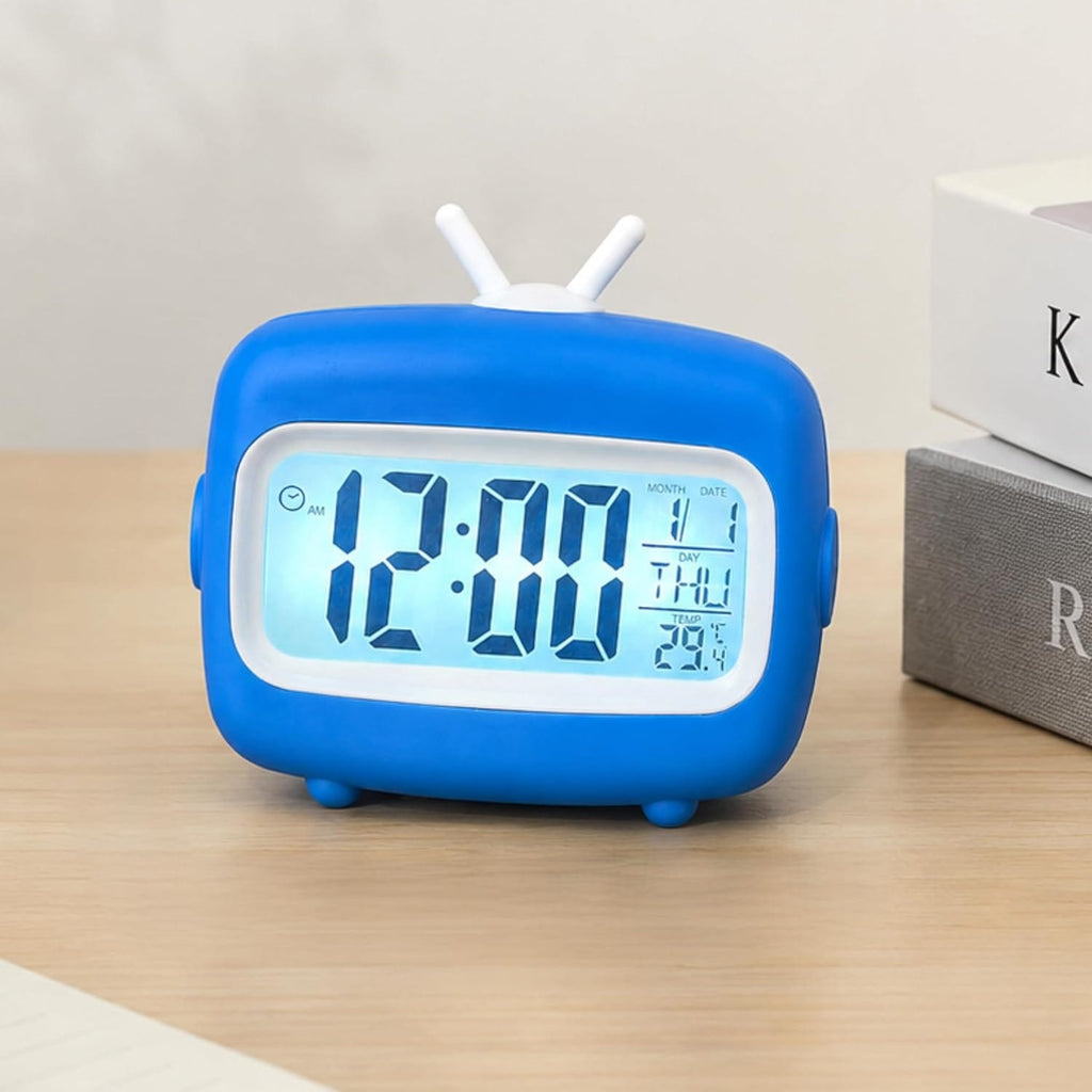 Alarm Clock - HOME SKILL Retro TV Digital Alarm Clock and Retro Digital Alarm Clock with Large LCD Display |HOME SKILL Retro TV Digital Alarm Clock / AC-2215