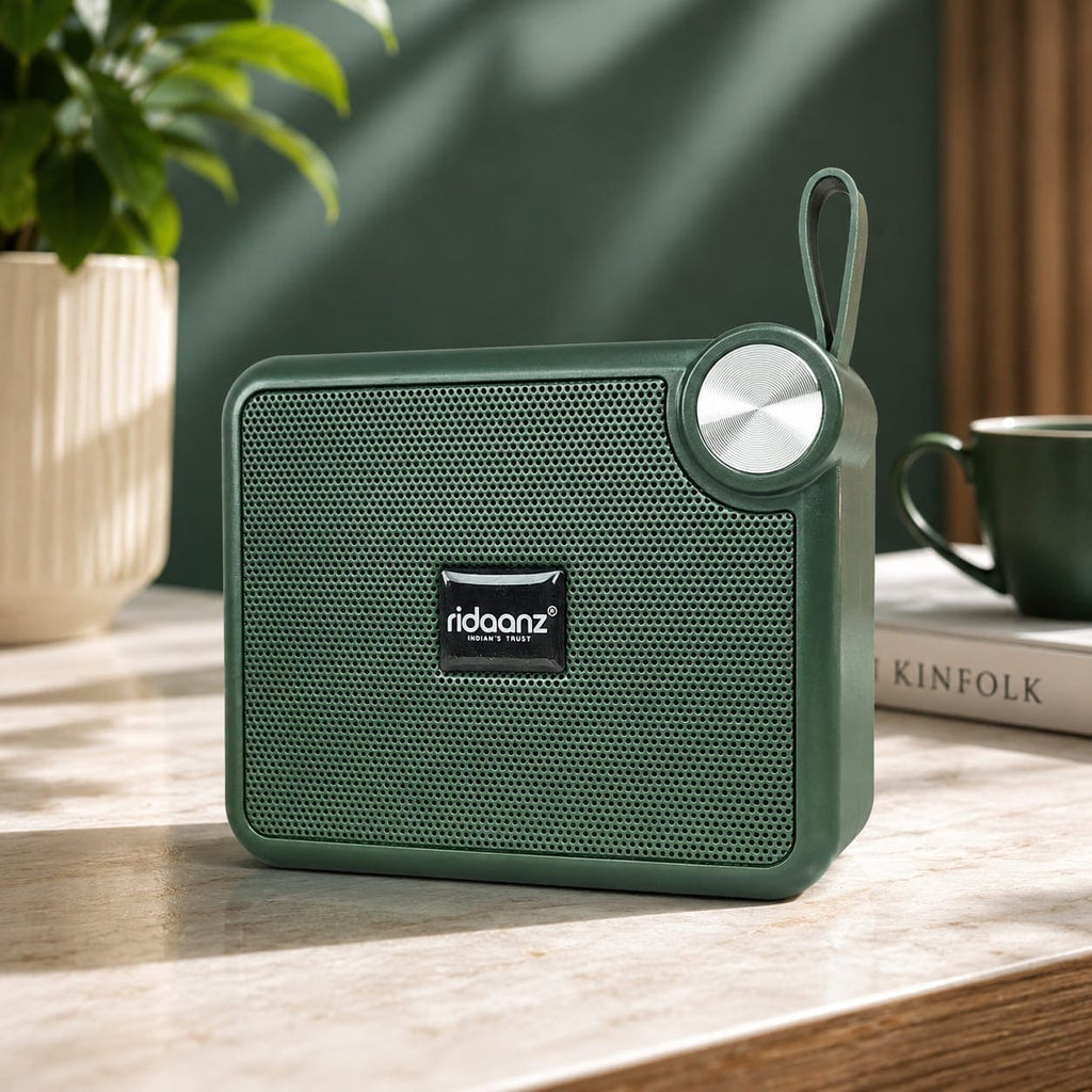 Ridaanz Portable Wireless Bluetooth Speaker with Carry Loop , Portable Bluetooth Speaker, Wireless Speaker, Bluetooth Speaker,